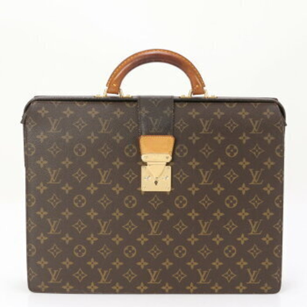 Louis Vuitton Monogram Serviette Fermoir Business Bag Briefcase